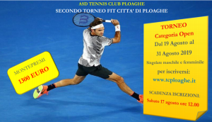 Read more about the article SECONDO TORNEO FIT CITTA’ DI PLOAGHE – DAL 19 AGOSTO