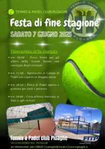 Scopri di più sull'articolo FESTA DI FINE STAGIONE 2025